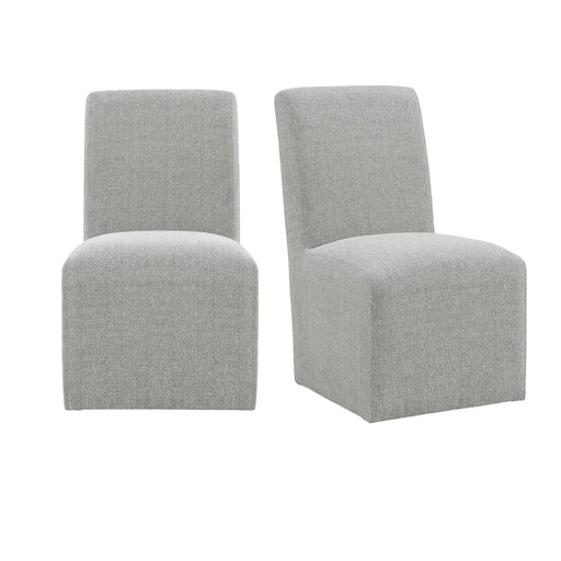 Nero - Upholstered Side Chair (Set of 2) - Gray – Chair Sets by Elements International at Furniture Wholesale Plus , Nashville furniture store