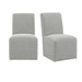 Nero - Upholstered Side Chair (Set of 2) - Gray – Chair Sets by Elements International at Furniture Wholesale Plus , Nashville furniture store
