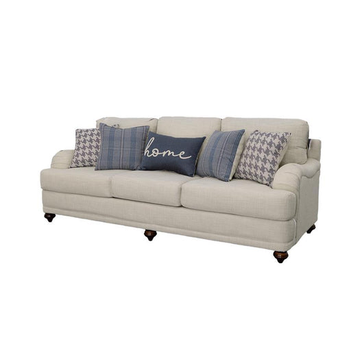 Glenn - Upholstered English Arm Sofa - Light Gray And Blue – Stationary Sofas by CoasterElevations at Furniture Wholesale Plus , Nashville furniture store