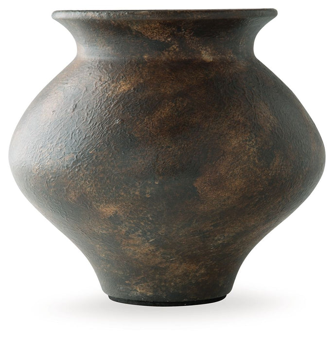 Laddlow - Vase - Antique Brown – Vases & Jars by Signature Design by Ashley® at Furniture Wholesale Plus , Nashville furniture store
