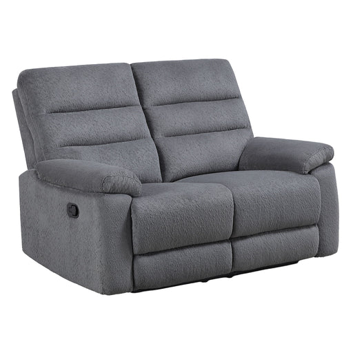 Cozy - Manual Recliner Loveseat - Gray – Reclining Loveseats by Steve Silver Furniture at Furniture Wholesale Plus , Nashville furniture store