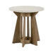 Berkley Square - Round End Table - Linen & Khaki – End Tables by Liberty Furniture at Furniture Wholesale Plus , Nashville furniture store