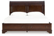 Trellington - King Sleigh Storage Bed - Brown – Storage Beds by Signature Design by Ashley® at Furniture Wholesale Plus , Nashville furniture store