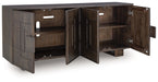 Cato - Accent Cabinet - Dark Brown – Accent Cabinets by Signature Design by Ashley® at Furniture Wholesale Plus , Nashville furniture store