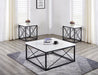 Skyler - 3 Piece Table Set - White – Table Sets by Steve Silver Furniture at Furniture Wholesale Plus , Nashville furniture store