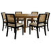 Arini - Round Table Set – 5 Piece Dining Room Sets by Coaster Fine Furniture at Furniture Wholesale Plus , Nashville furniture store