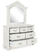 Montelaine - Dresser And Mirror - Antique White – Dresser & Mirror by Benchcraft® at Furniture Wholesale Plus , Nashville furniture store