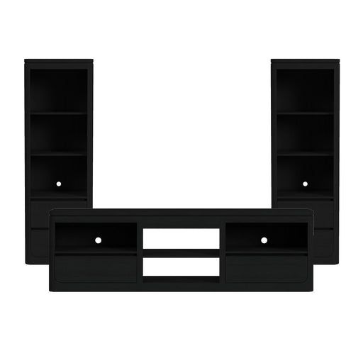 Rosalie - 3 Piece Entertainment Unit With 82" TV Console – Entertainment Centers by Elements International at Furniture Wholesale Plus , Nashville furniture store
