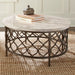 Roland - Marble Top Cocktail Table - White / Black – Cocktail Tables by Steve Silver Furniture at Furniture Wholesale Plus , Nashville furniture store