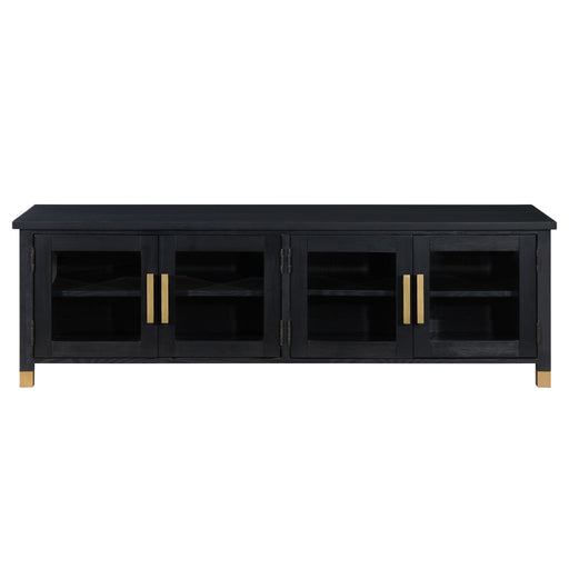 Yves - TV Stand - Black - Premium TV Stands from Steve Silver Furniture - Just $689! Shop now at Furniture Wholesale Plus  We are the best furniture store in Nashville, Hendersonville, Goodlettsville, Madison, Antioch, Mount Juliet, Lebanon, Gallatin, Springfield, Murfreesboro, Franklin, Brentwood