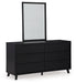 Danziar - Dresser And Mirror - Black – Dresser & Mirror by Signature Design by Ashley® at Furniture Wholesale Plus , Nashville furniture store