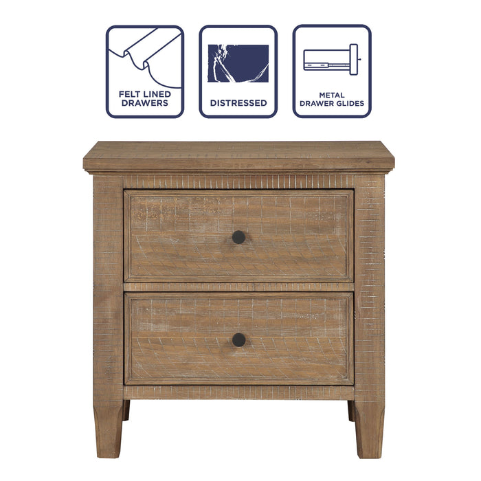 Riverdale - 2 Drawer Nightstand - Dark Brown – Accent Nightstands by Steve Silver Furniture at Furniture Wholesale Plus , Nashville furniture store