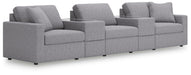 Modmax - Sectional - Granite – Stationary Sectionals by Signature Design by Ashley® at Furniture Wholesale Plus , Nashville furniture store