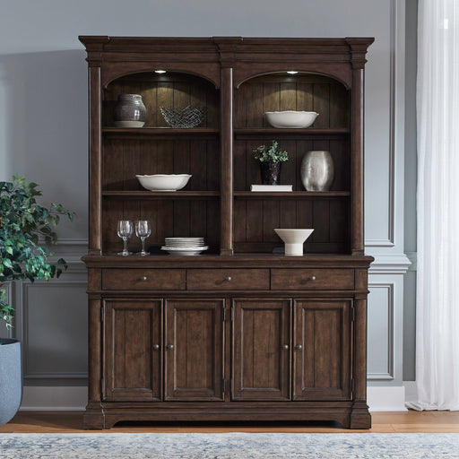 Arden Road - Hutch & Buffet - Satin Cherry – Hutches & Buffets by Liberty Furniture at Furniture Wholesale Plus , Nashville furniture store