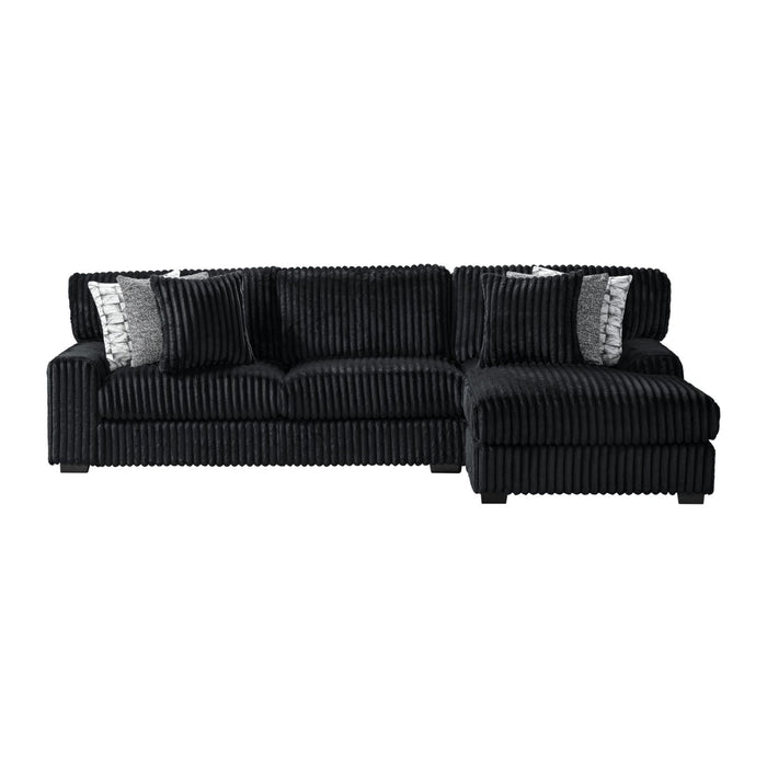 Nightfall - 2 Piece Sectional Set - Grand Cord – Stationary Sectionals by Elements International at Furniture Wholesale Plus , Nashville furniture store