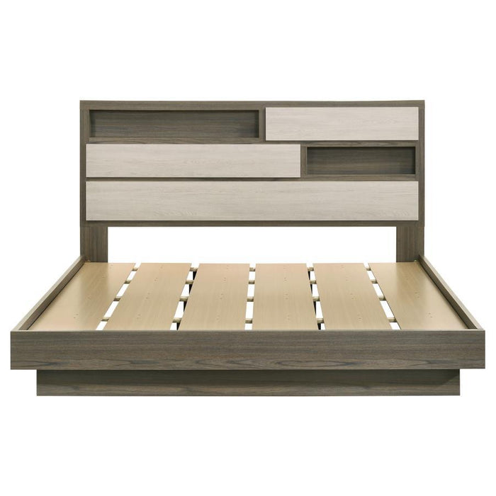 Fenwick - Bed Bookcase Headboard – Platform Beds by Coaster Fine Furniture at Furniture Wholesale Plus , Nashville furniture store