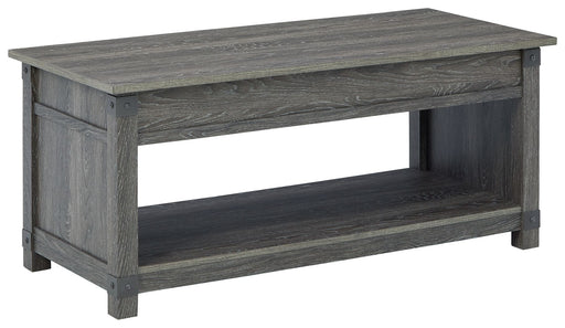 Freedan - Rect Lift Top Cocktail Table - Grayish Brown – Coffee Tables by Signature Design by Ashley® at Furniture Wholesale Plus , Nashville furniture store
