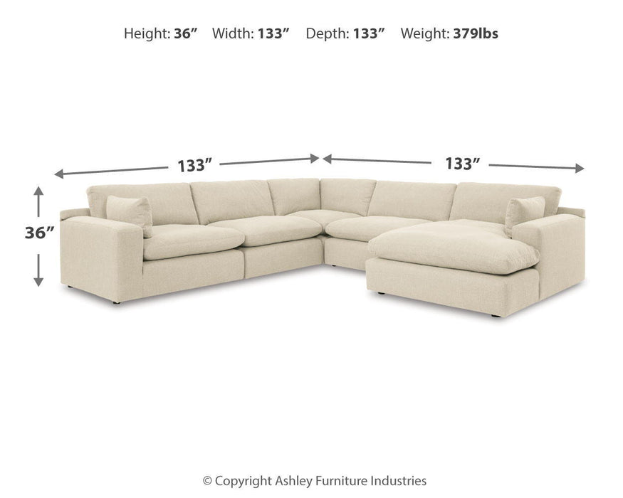 Elyza - Sectional – Stationary Sectionals by Benchcraft® at Furniture Wholesale Plus , Nashville furniture store