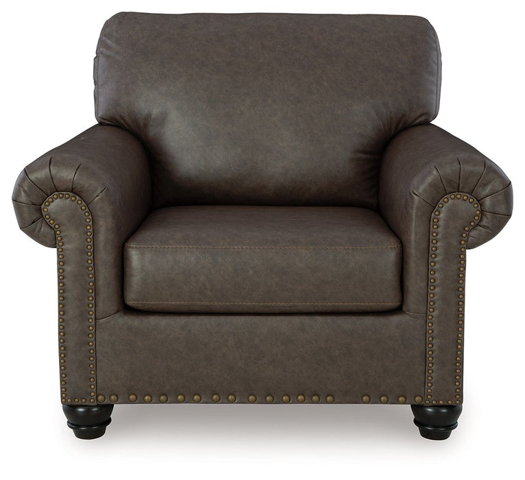 Roxmere - Living Room Set – Stationary Chair & Ottoman by Benchcraft® at Furniture Wholesale Plus , Nashville furniture store