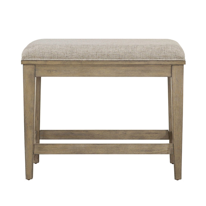 Devonshire - Console Stool - Weathered Sandstone – Counter Height (24"-27") by Liberty Furniture at Furniture Wholesale Plus , Nashville furniture store