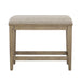 Devonshire - Console Stool - Weathered Sandstone – Counter Height (24"-27") by Liberty Furniture at Furniture Wholesale Plus , Nashville furniture store