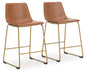 Ciabori - Upholstered Barstool (Set of 2) – Stool Sets by Signature Design by Ashley® at Furniture Wholesale Plus , Nashville furniture store
