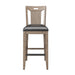 Benton - Slat Back Bar Stool - Brown / Dark - Premium Bar Height (28"-30") from Emerald Home - Just $189! Shop now at Furniture Wholesale Plus  We are the best furniture store in Nashville, Hendersonville, Goodlettsville, Madison, Antioch, Mount Juliet, Lebanon, Gallatin, Springfield, Murfreesboro, Franklin, Brentwood