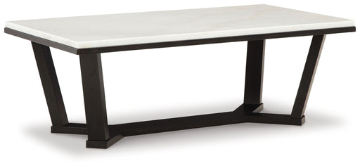 Fostead - Rectangular Cocktail Table - White / Espresso – Cocktail Tables by Signature Design by Ashley® at Furniture Wholesale Plus , Nashville furniture store