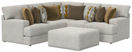 Tori - Sectional With Comfort Coil Seating, Cocktail Ottoman And Accent Pillows Included – 2 Piece Living Room Sets by Jackson at Furniture Wholesale Plus , Nashville furniture store