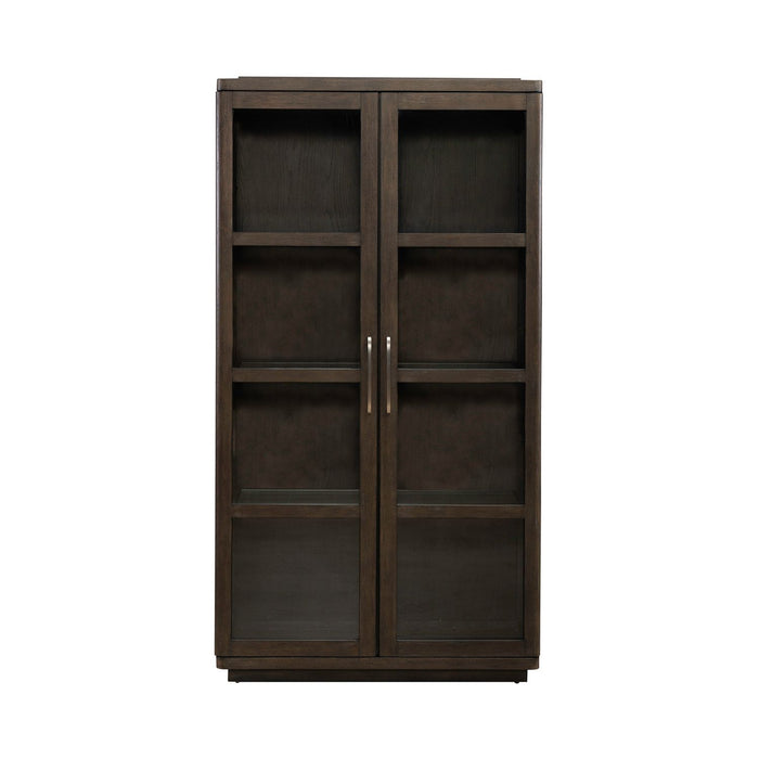 Cascade Falls - Display Cabinet - Satin Espresso – Display Cabinets by Liberty Furniture at Furniture Wholesale Plus , Nashville furniture store