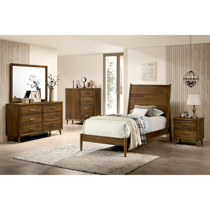 Malibu - 4-Drawer Chest - Walnut – Accent Chests by Elements International at Furniture Wholesale Plus , Nashville furniture store