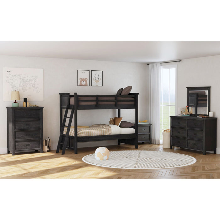 Hampton Kids - Bunk Bed With Ladder – Bunk Beds by Elements International at Furniture Wholesale Plus , Nashville furniture store