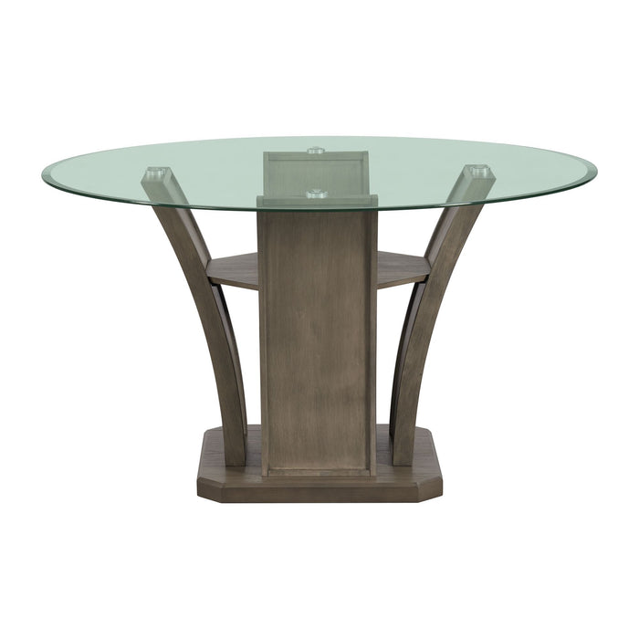 Dapper - Round Dining Table – Dining Tables by Elements International at Furniture Wholesale Plus , Nashville furniture store