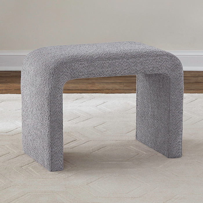Cascade Falls - Upholstered Accent Stool - Satin Espresso – Accent Stools by Liberty Furniture at Furniture Wholesale Plus , Nashville furniture store