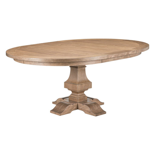 Haven Hills - Pedestal Table - Camel Beige – Dining Tables with Extensions by Liberty Furniture at Furniture Wholesale Plus , Nashville furniture store
