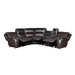 Alexandria - Leather Power Sectional – Reclining Sectionals by Steve Silver Furniture at Furniture Wholesale Plus , Nashville furniture store