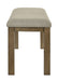 Cockrell - Bench - Light Brown / Beige – Dining Benches by Crown Mark at Furniture Wholesale Plus , Nashville furniture store
