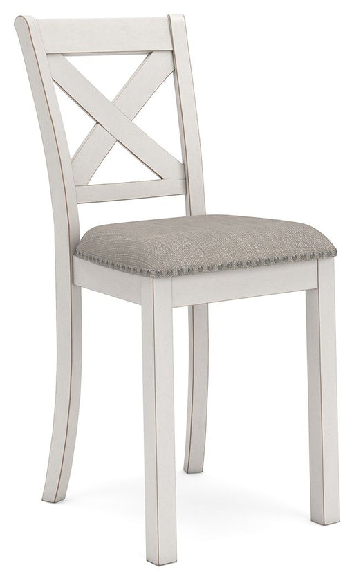 Robbinsdale - Upholstered Barstool (Set of 2) - Antique White – Stool Sets by Signature Design by Ashley® at Furniture Wholesale Plus , Nashville furniture store