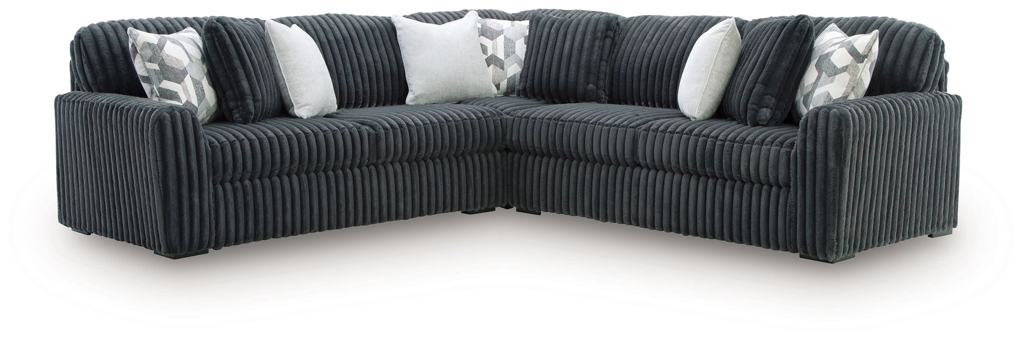 Midnight-Madness - Sectional – Stationary Sectionals by Signature Design by Ashley® at Furniture Wholesale Plus , Nashville furniture store