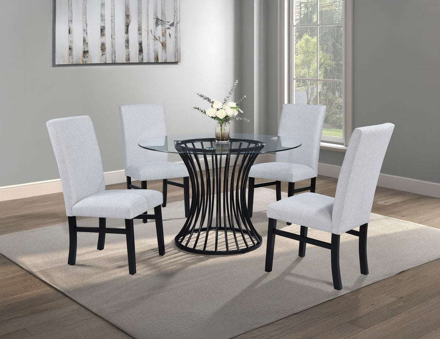 Tracy - Dining Table - Clear – Dining Tables by Crown Mark at Furniture Wholesale Plus , Nashville furniture store