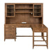 Shaker Lakes - Opt L Shaped Desk Set - Harvest Brown – 2 Piece Home Office Sets by Liberty Furniture at Furniture Wholesale Plus , Nashville furniture store