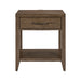 Shaker Lakes - Open Nightstand With Charging Station - Harvest Brown – Nightstands w/ Charging Stations by Liberty Furniture at Furniture Wholesale Plus , Nashville furniture store