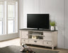 Sawyer - TV Stand - Antique White - Premium TV Stands from Crown Mark - Just $489! Shop now at Furniture Wholesale Plus  We are the best furniture store in Nashville, Hendersonville, Goodlettsville, Madison, Antioch, Mount Juliet, Lebanon, Gallatin, Springfield, Murfreesboro, Franklin, Brentwood