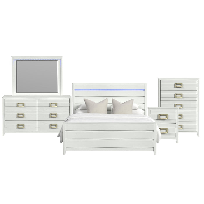 Tobias - Bedroom Set With LED – 3 Piece Bedroom Sets by Elements International at Furniture Wholesale Plus , Nashville furniture store