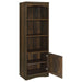 Laughlin - 3 Shelf Engineered Wood Media Tower – Standard Bookcases by CoasterEveryday at Furniture Wholesale Plus , Nashville furniture store