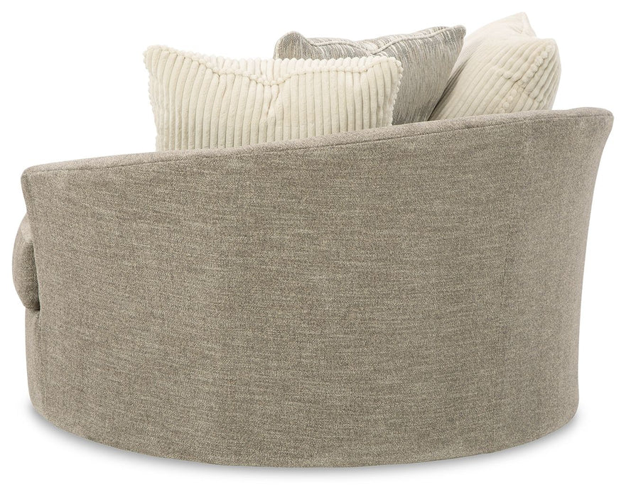Creswell - Stone - Oversized Swivel Accent Chair - Premium Swivel Chairs from Signature Design by Ashley® - Just $818! Shop now at Furniture Wholesale Plus  We are the best furniture store in Nashville, Hendersonville, Goodlettsville, Madison, Antioch, Mount Juliet, Lebanon, Gallatin, Springfield, Murfreesboro, Franklin, Brentwood