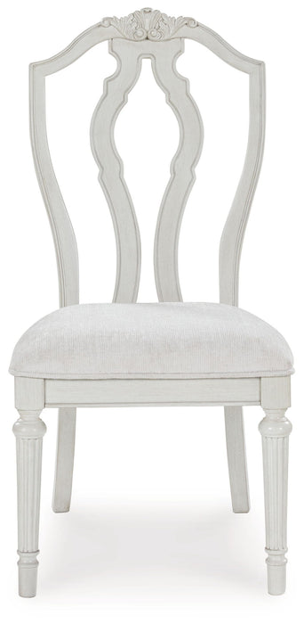 Montelaine - Dining Upholstered Side Chair (Set of 2) - Antique White – Chair Sets by Benchcraft® at Furniture Wholesale Plus , Nashville furniture store