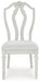 Montelaine - Dining Upholstered Side Chair (Set of 2) - Antique White – Chair Sets by Benchcraft® at Furniture Wholesale Plus , Nashville furniture store