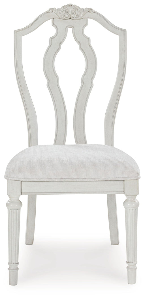 Montelaine - Antique White - Dining Upholstered Side Chair (Set of 2) - Premium Chair Sets from Benchcraft® - Just $278! Shop now at Furniture Wholesale Plus  We are the best furniture store in Nashville, Hendersonville, Goodlettsville, Madison, Antioch, Mount Juliet, Lebanon, Gallatin, Springfield, Murfreesboro, Franklin, Brentwood