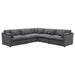 Hobson - Upholstered Modular Sectional Sofa – Stationary Sectionals by Coaster Fine Furniture at Furniture Wholesale Plus , Nashville furniture store